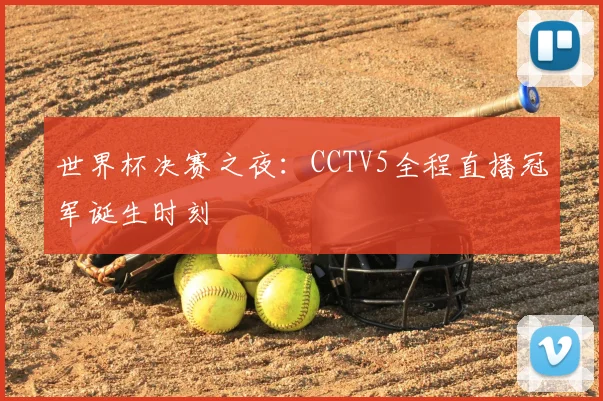 世界杯决赛之夜:CCTV5全程直播冠军诞生时刻